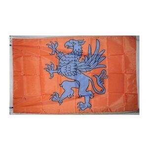 House Harkonnen Dune Frank Herbert 3'x5' Orange & Blue Horizontal Flag Banner